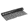 thumbnail image 1 of Uxcell 21.3" x 21.3" Non Slip Square Bath Tub Shower Mat for Bathroom Clear Black, 1 of 6