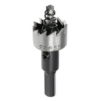 Uxcell 21.5mm HSS Hole Saw Drill Bit Opener for Stainless Steel Alloy Metal