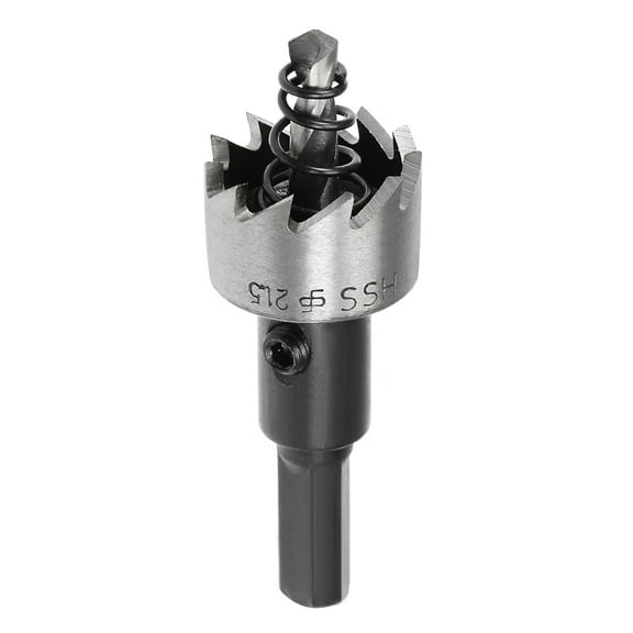 Uxcell 21.5mm HSS Hole Saw Drill Bit Opener for Stainless Steel Alloy Metal