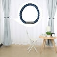 thumbnail image 1 of Uxcell 21.7'' Magnetic Window Curtain Tieback Buckle Clips Holders Polyester Navy Blue 1pcs, 1 of 7