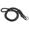 thumbnail image 1 of Uxcell 21.7" Paracord Neck Lanyard Keychain Braided Strong Lanyard with Clip and Key Ring Black, 1 of 5