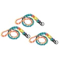 thumbnail image 1 of Uxcell 21.7" Paracord Neck Lanyard Keychain Braided Strong Lanyard with Clip and Key Ring Rainbow 3 Pack, 1 of 5