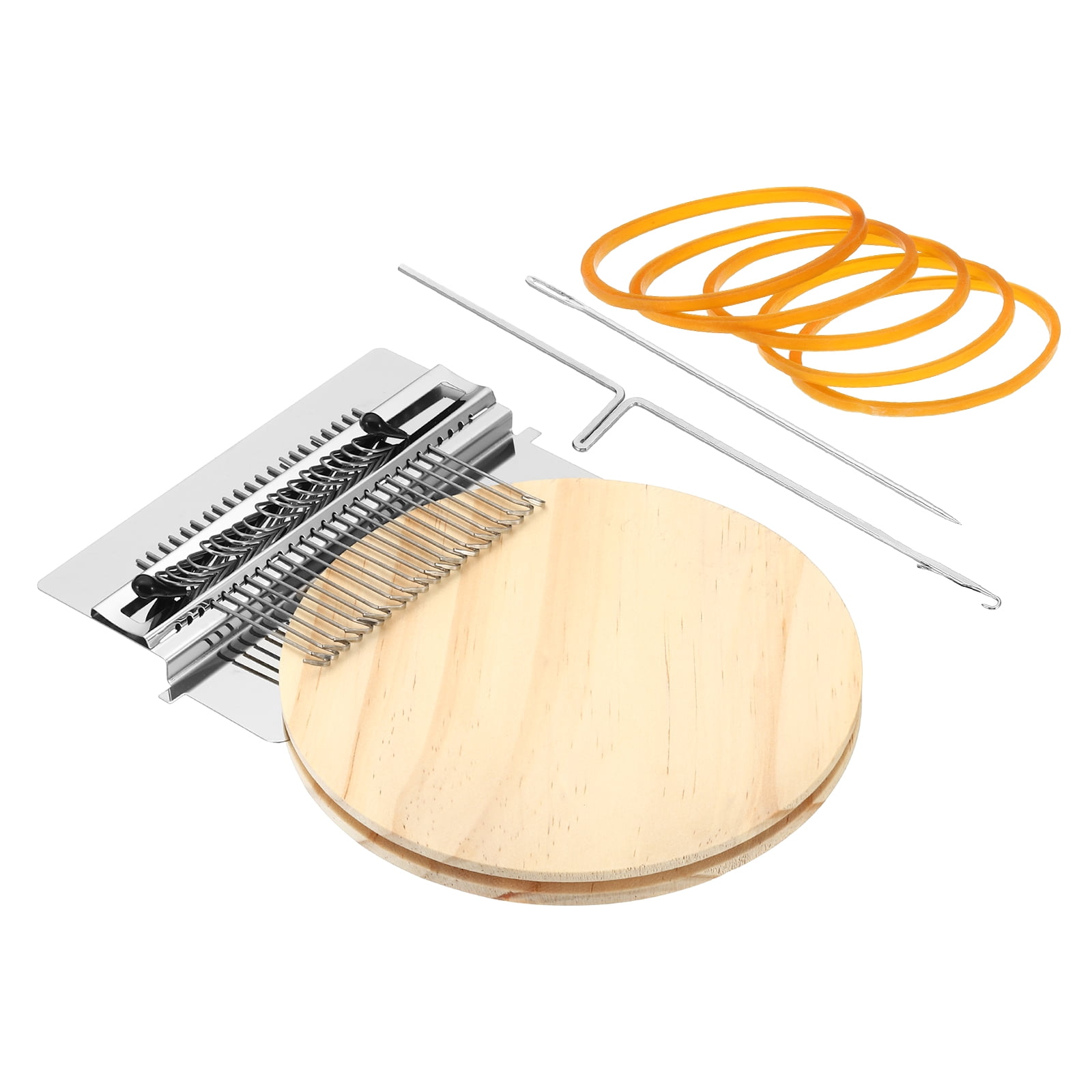 Uxcell 21 Hooks Mini Weaving Machines Kit, Metal Quickly Small Darning ...
