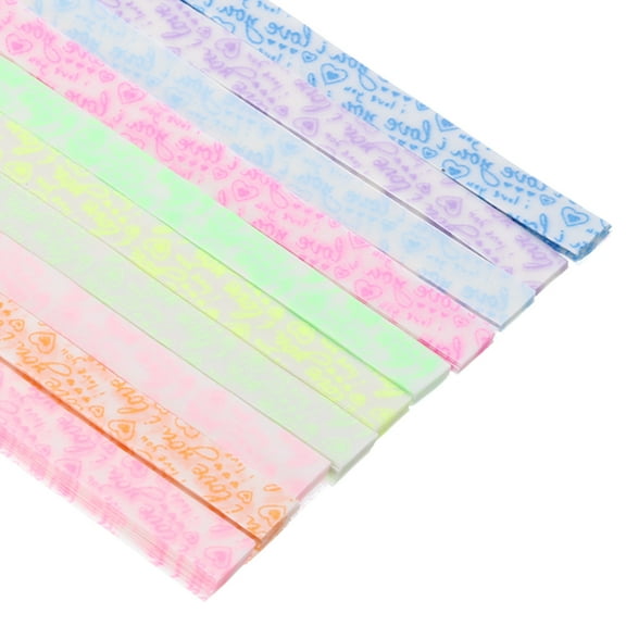 Uxcell 210Sheets 9 x 1/2 Inch Luminous Origami Star Paper, LOVE Style