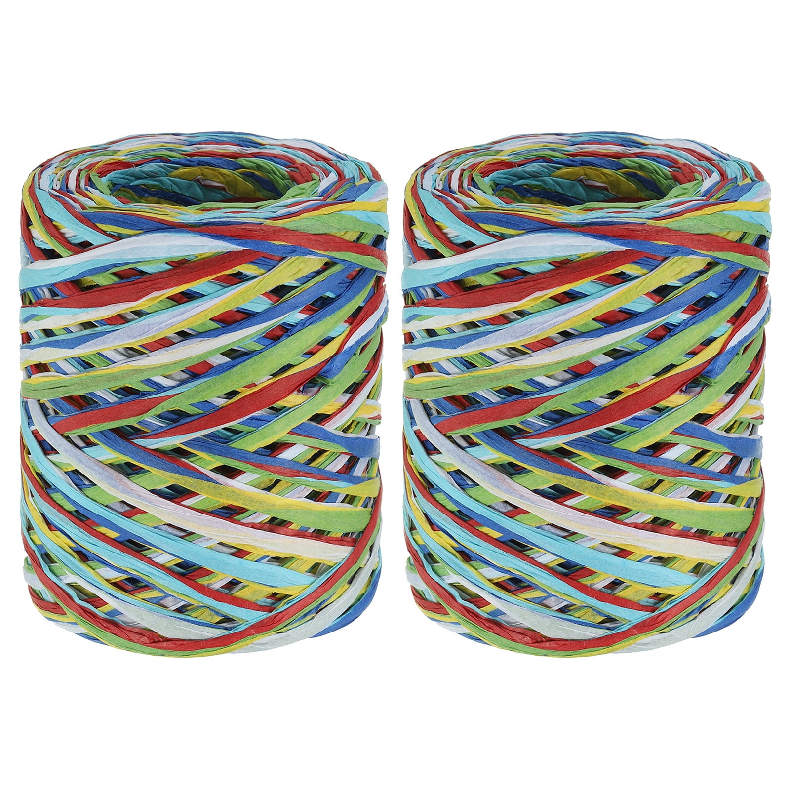 Uxcell 219 Yards Raffia Ribbon Raffia Craft Ribbon Paper Twine Wrapping ...