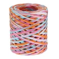 thumbnail image 1 of Uxcell 219 Yards Raffia Ribbon Raffia Craft Ribbon Paper Twine Wrapping Ribbon, Sky Blue/Rose Red, 1 of 7