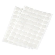 Uxcell 21mm Dia Self Adhesive Screw Hole Cover Stickers White Line 4 Sheet/216Pcs