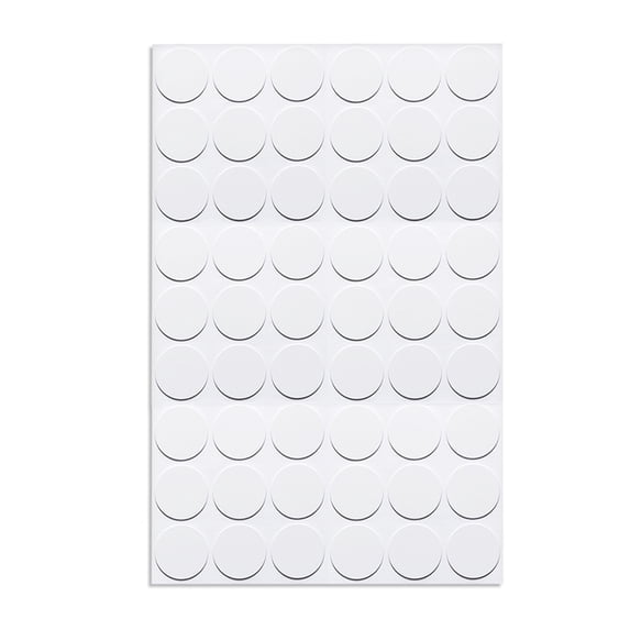 Uxcell Self-adhesive Screw Hole Covers Caps Dustproof Sticker White 1Pcs