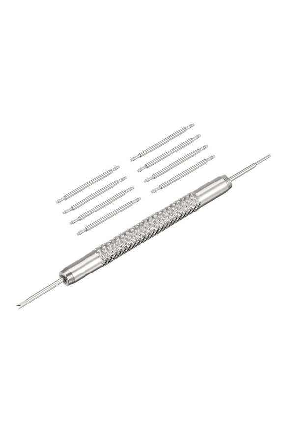 21mm Watch Band Pins Replacements, 1.5mm Dia, 8PCS, with Spring Bar Tool