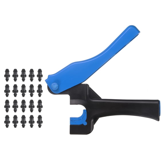 Uxcell 21pcs 3mm Drip Irrigation Tubing Hole Punch with Easier 1/4 Inch Fitting Emitter Insertion Drip Tube Hole Punch Tools