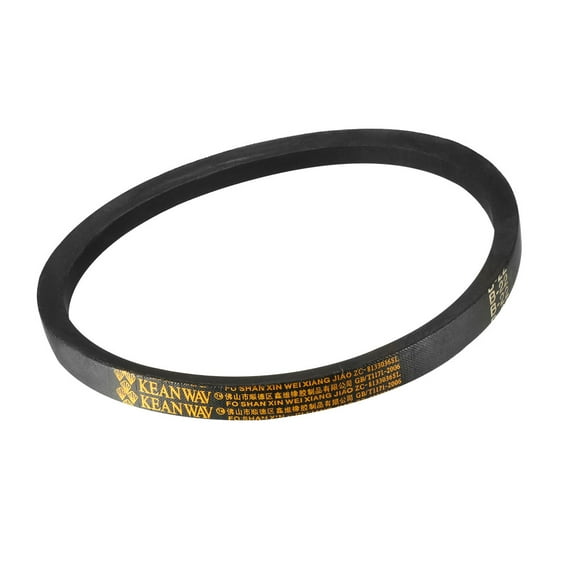 Uxcell 22.01" Drive V Belts Inner Girth Industrial Transmission Belt Rubber Black 1 pcs