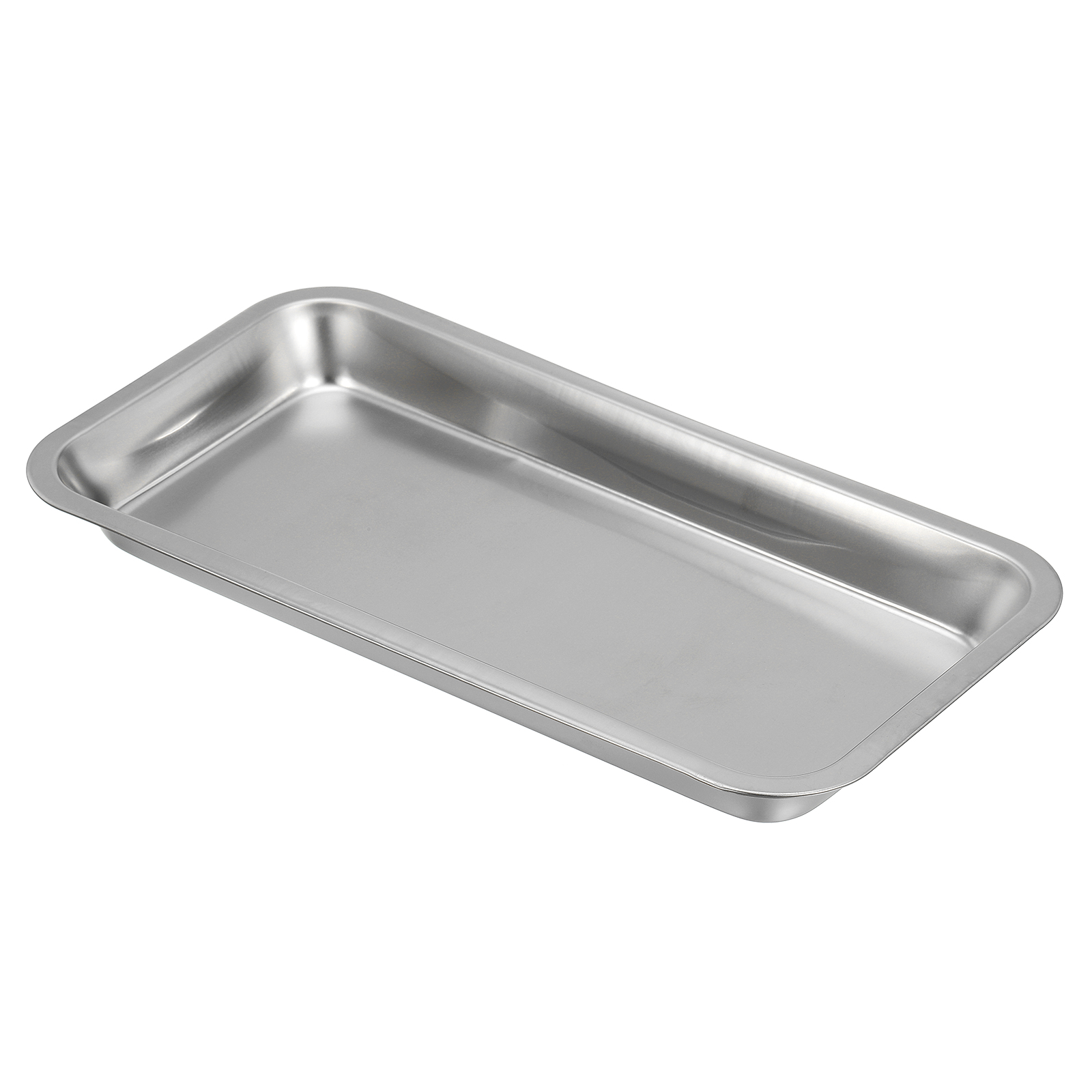 Uxcell 22.5x12cm Thickened Rectangular Stainless Steel Tray Flat Lab ...