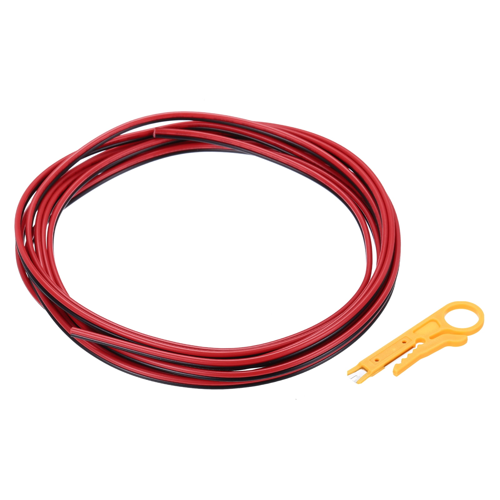 Uxcell 22 Gauge 2-Conductor Silicone Wire, Tinned Copper 10Ft/3M 300V 2 ...