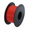 thumbnail image 1 of Uxcell 22 Gauge Silicone Wire 22AWG Electrical Wire Stranded Tinned Copper High Temp Hookup Spool 49.2ft Red, 1 of 7