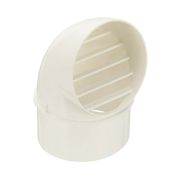 Uxcell 22Pcs Drain Pipe Vent Cap, 2 Inch Vent Pipe End Cap Cover Roof Air Vent Grille Round Chimney Cap Air Vent Covers for HVAC Drain Filter Ventilation Fireplace Exhaust, White