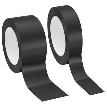 Uxcell 22 Yard Bookbinding Tape, 2 Roll Cloth Bookbinding Repair Tape Book Binding Tape Self Adhesive, Black