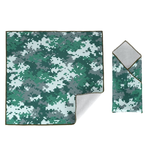 Uxcell 22" x 22" Camera Protective Wrap, Magic Self-Adhesive Cloth, Dark Green