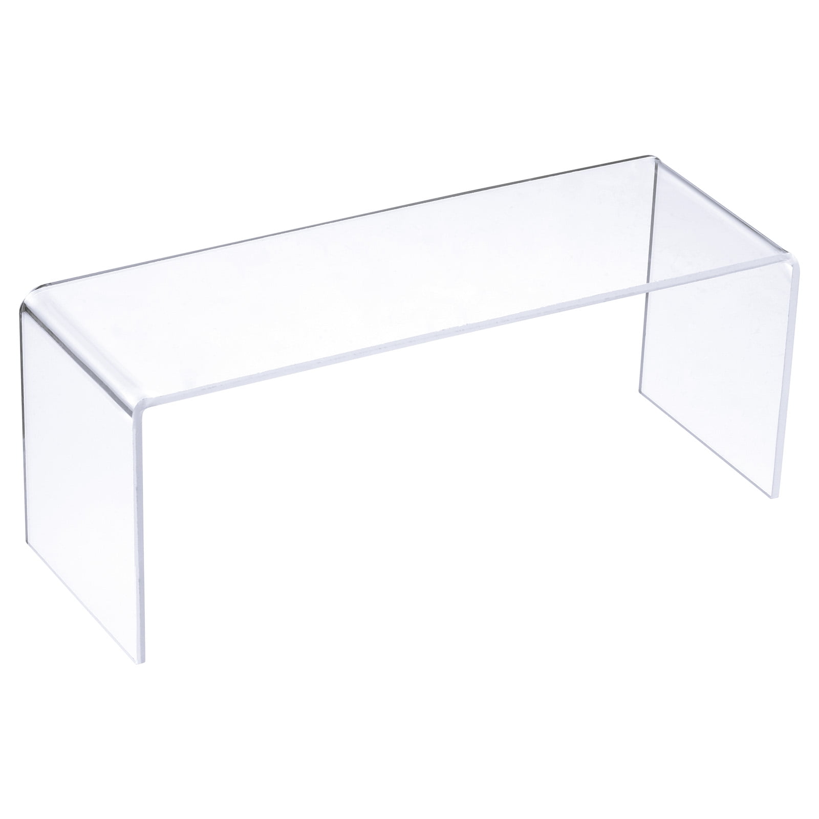Uxcell 220x80x85mm Acrylic Shoes Display Stand Rack Shelf Holder, Clear
