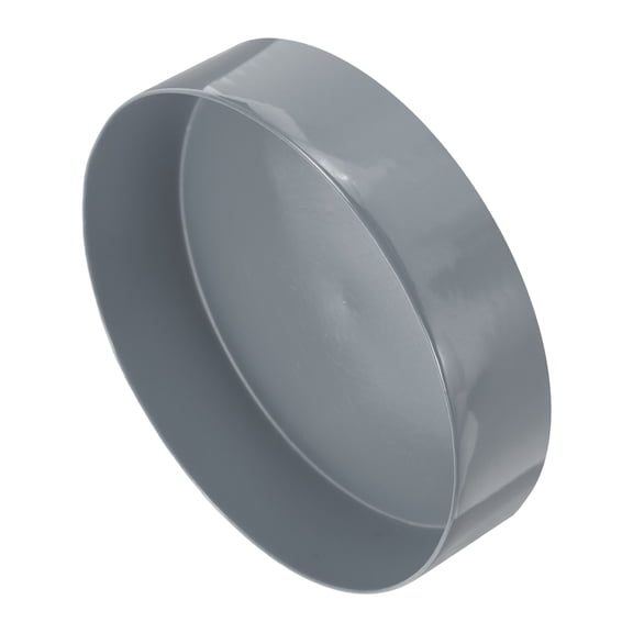 Uxcell 225mm (8 7/8") ID Rubber End Caps, Pipe & Fence Post Protectors Flexible End Caps for Industrial Pipes, Metal Tubing, Outdoor Fencing, Light Gray