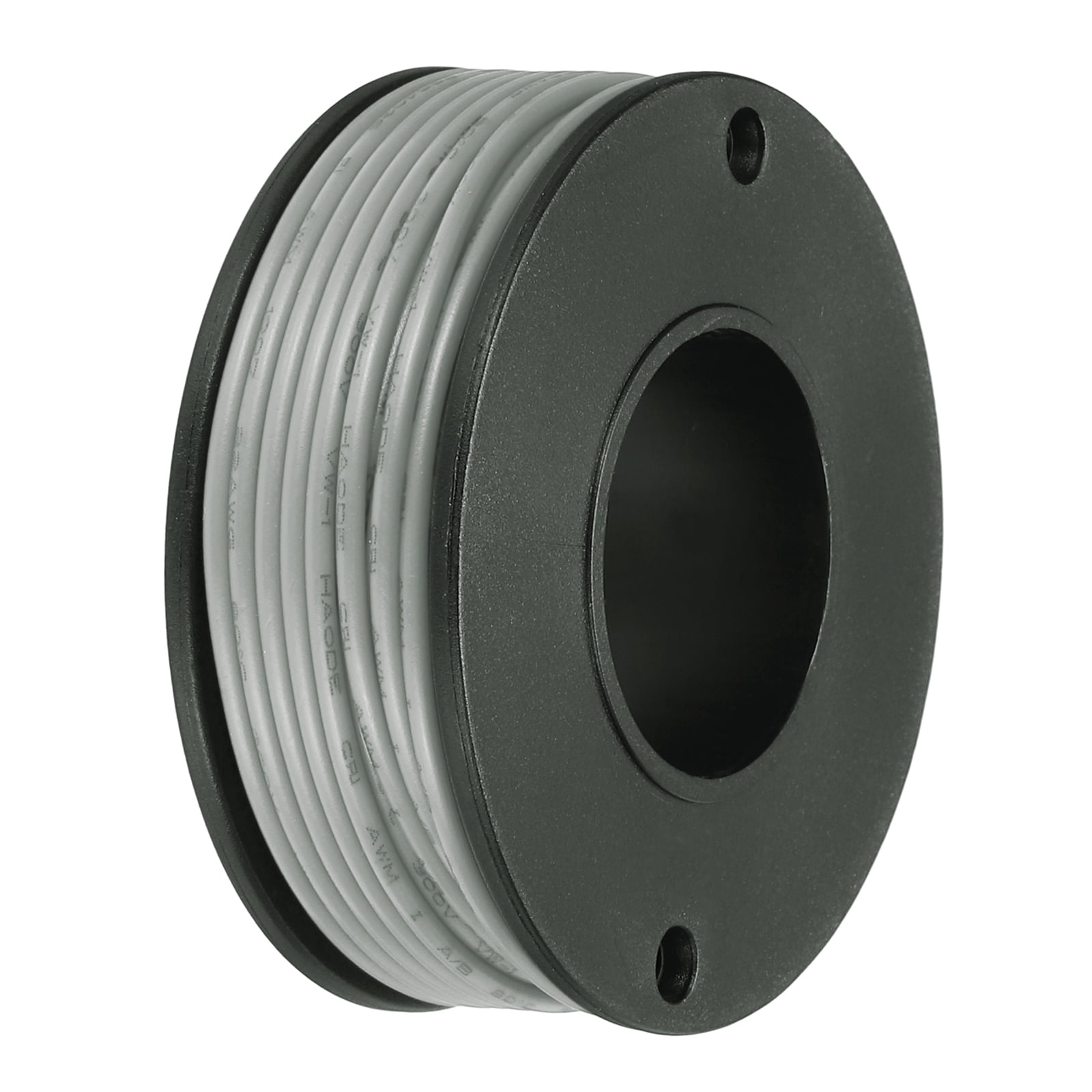 Uxcell 22AWG Stranded Wire Hookup 10M/33ft Grey Electrical Wire UL1007 ...