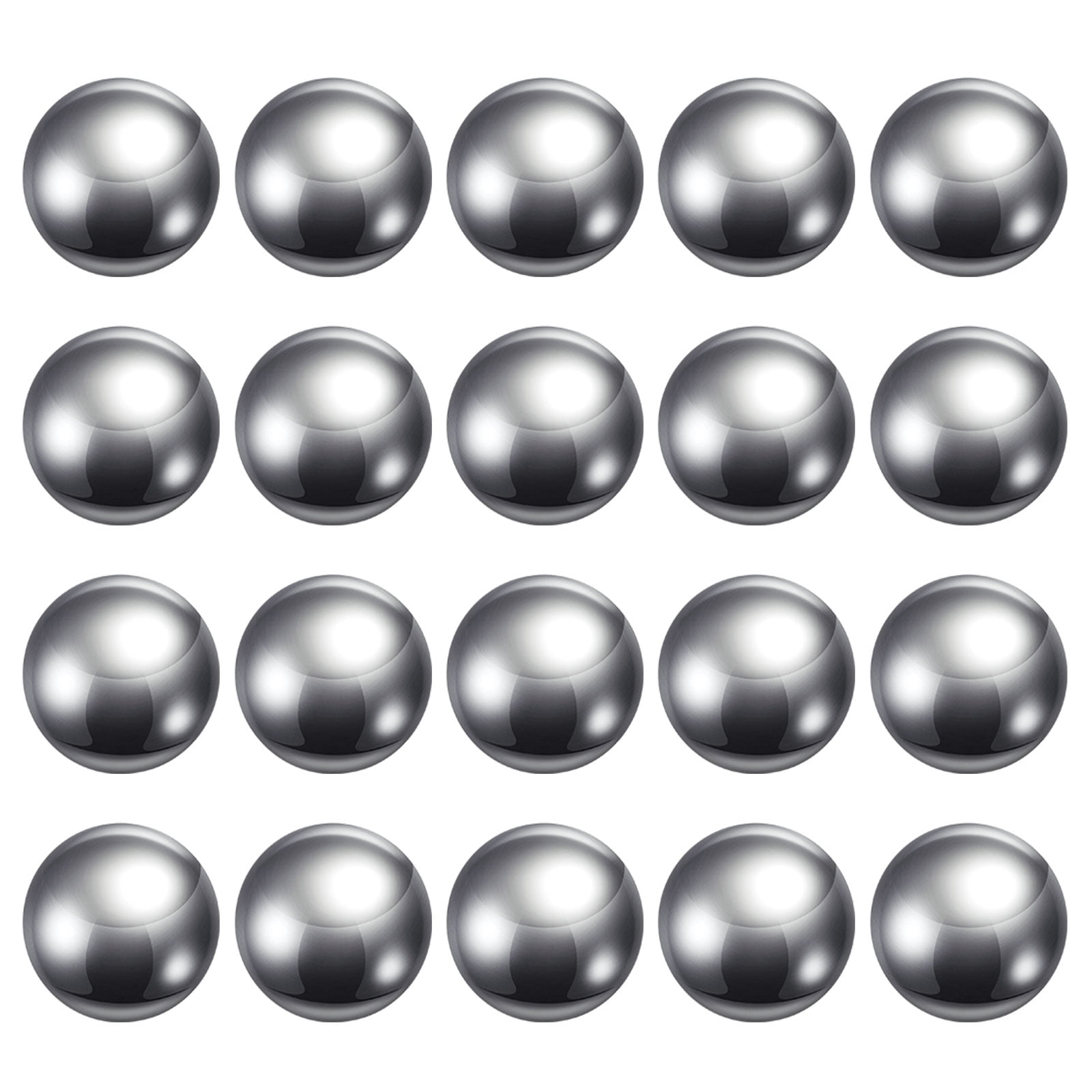 BC Precision 1 Inch G500 Carbon Steel Bearing Balls – 5 Pack, USA Made