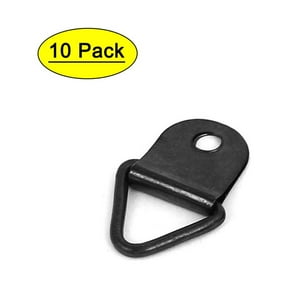 Uxcell 22mm x 14mm Single Hole Triangle D-Ring Picture Frame Hanging Hangers 10PCS
