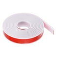 thumbnail image 1 of Uxcell 22mm x 3000mm Flexible TPE Self Adhesive U-Shape Veneer Edging Edge Banding White, 1 of 6