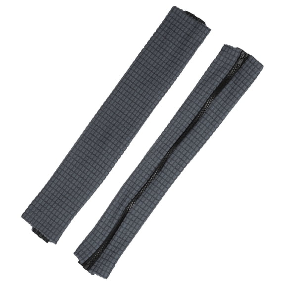 Uxcell 22x4.3 In Office Chair Armrest Covers, 1 Pair Office Chair Arm Covers Computer Chairs Arm Rest Cover with Zipper Removable Rest Slipcover Hand Rest Protector, Dark Gray