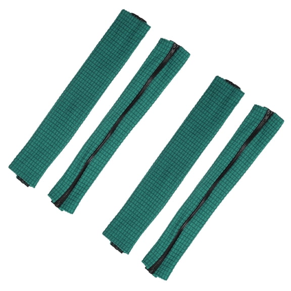 Uxcell 22x4.3 In Office Chair Armrest Covers, 2 Pair Office Chair Arm Covers Computer Chairs Arm Rest Cover with Zipper Removable Rest Slipcover Hand Rest Protector, Forest Green