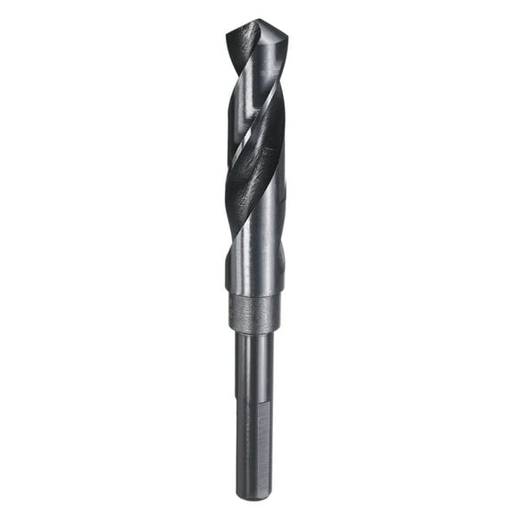 Uxcell 23/32" Drill Bit 12mm Reduced Shank 4241 High-speed Steel Twist Drill 118 Degree Split Point for Soft Materials Wood Plastic Iron Copper Aluminum
