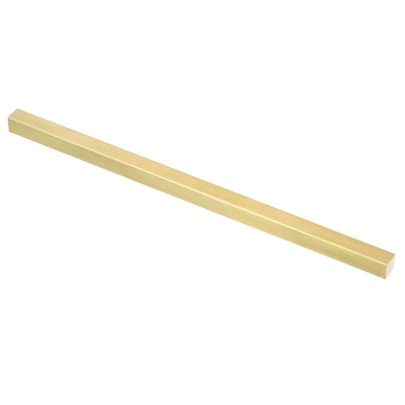 Uxcell 23/64x23/64x8" C360 Brass Square Bar, Solid Square Mill Stock, Brass