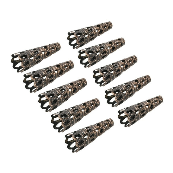 Uxcell 23mm Corsage Decorative Holder Brooch Pin Vase Pocket Boutonnieres Holder Copper 10 Pcs