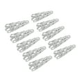 thumbnail image 1 of Uxcell 23mm Corsage Decorative Holder Brooch Pin Vase Pocket Boutonnieres Holder Light Silver 10 Pcs, 1 of 5