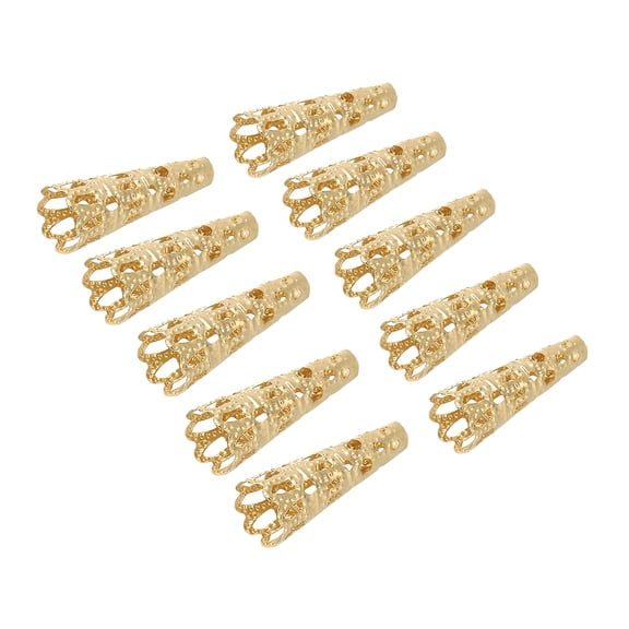 Uxcell 23mm Corsage Decorative Holder Brooch Pin Vase Pocket Boutonnieres Holder Rose Gold 10 Pcs