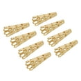 thumbnail image 1 of Uxcell 23mm Corsage Decorative Holder Brooch Pin Vase Pocket Boutonnieres Holder Rose Gold 8 Pcs, 1 of 5