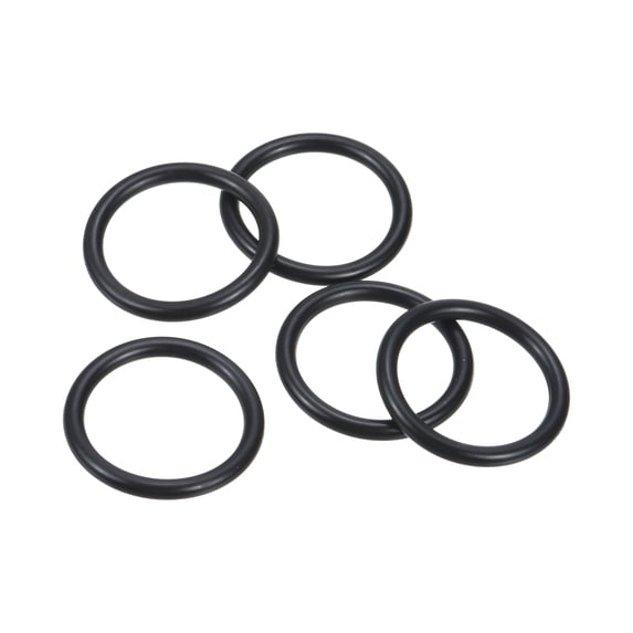 Uxcell 23x18x2.5mm Nitrile Rubber O Rings Metric Sealing Gasket, Black 100 Pack