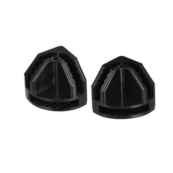 Uxcell 23x23mm Plastic Wire Cube Connectors, Grid Buckle Clip Black 20Pack