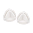 thumbnail image 1 of Uxcell 23x23mm Plastic Wire Cube Connectors, Angle Grid Buckle Clip, White, 20Pack, 1 of 5