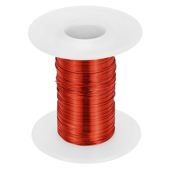 24 AWG Magnet Wire 2 oz Magnetic Coil Wire 155C(311F), Red,White