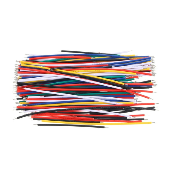 Uxcell 24 AWG Solid Core Wire Kit 130pcs PVC Coated Pre Tinned Copper Electrical Cable Hookup Jumper Wires