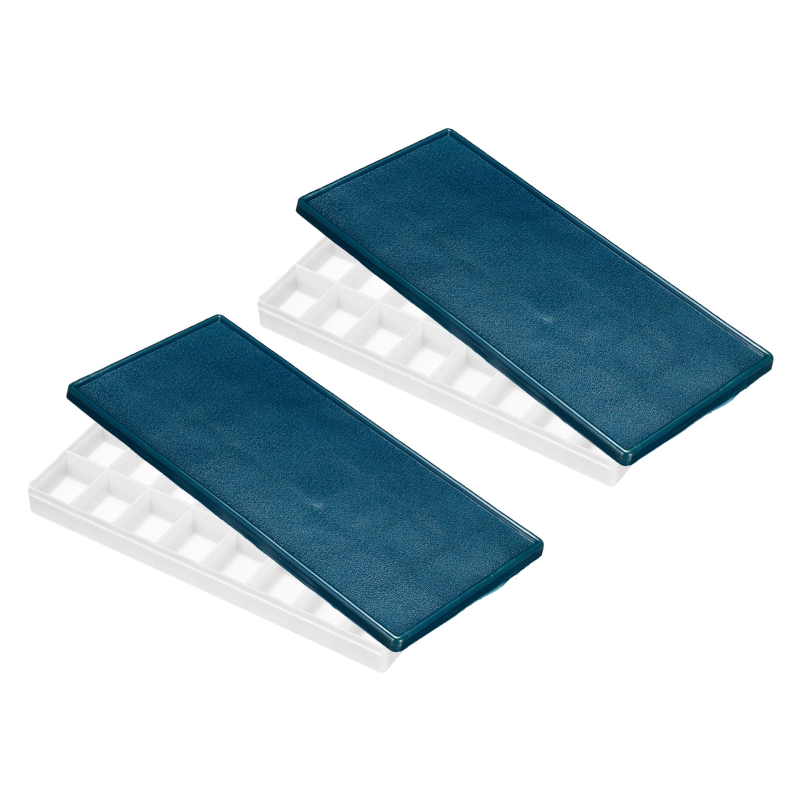 Uxcell 24 Compartments Paint Palette Plastic Painting Tray Deep Saver