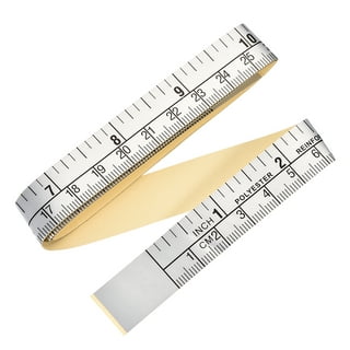 2 Pack Double Scale Measuring Tape Clip, Stainless Steel Corner
