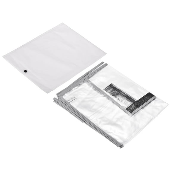 Uxcell 24 Inch Universal Luggage Protector, Portable Clear Dust Cover, Grey