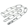 thumbnail image 1 of Uxcell 24" Long Hook Rings Connectors Pendant Light Fixture Chain Silver 1 Set, 1 of 5