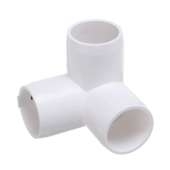 Uxcell 24 Pack 1/2" SCH40 Elbow Pipe Fitting, 3-Way Elbow Corner Side Outlet Tee Fitting, Furniture Grade Pipe Connectors for DIY Project, Pond Protection, Socket x Socket