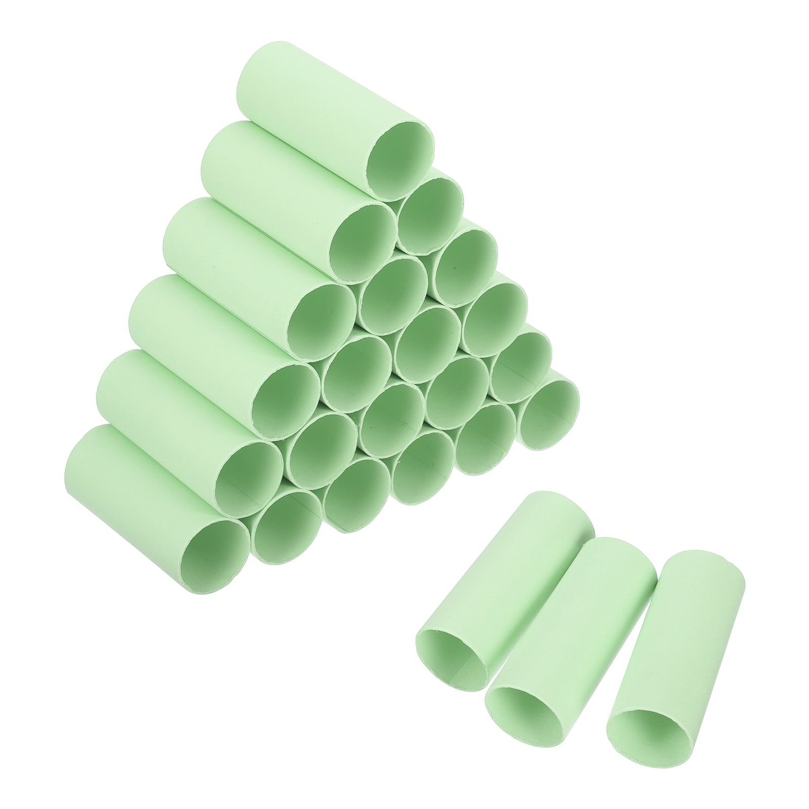 Uxcell 24 Pack Cardboard Tubes,Toilet Paper Rolls Corrugated Roll,3.94x1.58",Green