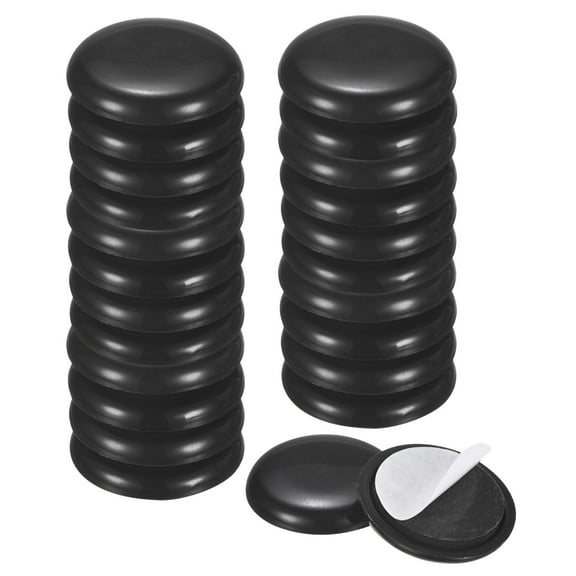 Uxcell 24-Pack Furniture Sliders, 1.26" Diameter EVA Foam Felt Pad Self-Adhesive Mover Glides for Carpet/Chair/Tables