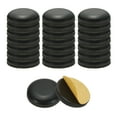 thumbnail image 1 of Uxcell 24 Pack Stick Furniture Sliders, 25/32" Chair Slider Furniture Sliding Pads Round Reusable Glides Glider, Black, 1 of 7