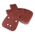 thumbnail image 1 of Uxcell 24 Packs 60 Grits Aluminum Oxide Hook & Loop Sandpapers Sanding Pads with Extra Tips Brown, 1 of 6