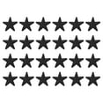 thumbnail image 1 of Uxcell 24 Pcs 5Star Patches Iron on Patches Black Embroidered Patches Appliques Embellishments 1.5IN Repair Patch, 1 of 6